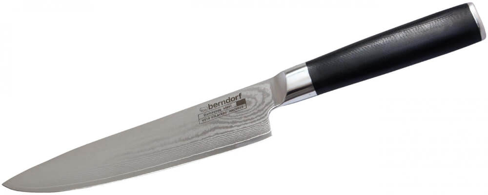 Berndorf Sandrik Hanamaki damaškový kuchařský nůž 18,5 cm