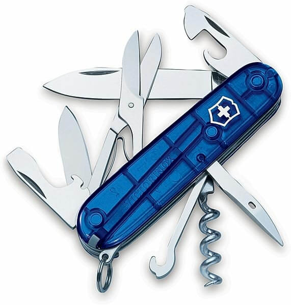 Victorinox Climber, transparentní modrý