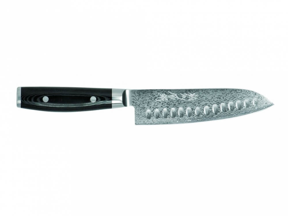 Yaxell Ran Plus Santoku nůž s výbrusem 16,5 cm