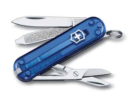 Victorinox Classic SD Translucent Blue