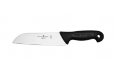 Levně Schwertkrone Black Santoku japonský nůž 17 cm