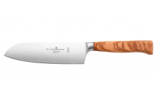 Levně Schwertkrone Olivewood Santoku japonský nůž 18 cm