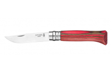 Opinel VRI N°08 Inox Red Laminated Birch 